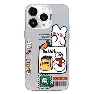 For iPhone 11 Pro Max Christmas Series PC Full Coverage Pattern Phone Case(CW050 White)