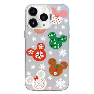 For iPhone 11 Pro Max Christmas Series PC Full Coverage Pattern Phone Case(CW051 White)