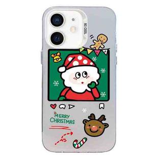 For iPhone 11 Christmas Series PC Full Coverage Pattern Phone Case(CW053 White)