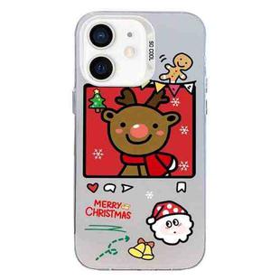 For iPhone 11 Christmas Series PC Full Coverage Pattern Phone Case(CW054 White)