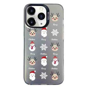 For iPhone 11 Pro Christmas Series PC Full Coverage Pattern Phone Case(CK060 Black)