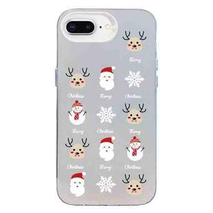 For iPhone 7 Plus / 8 Plus Christmas Series PC Full Coverage Pattern Phone Case(CW060 White)