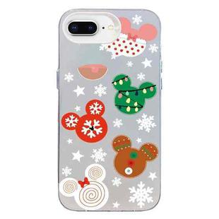 For iPhone 7 Plus / 8 Plus Christmas Series PC Full Coverage Pattern Phone Case(CW051 White)