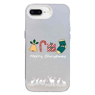 For iPhone 7 Plus / 8 Plus Christmas Series PC Full Coverage Pattern Phone Case(CW052 White)