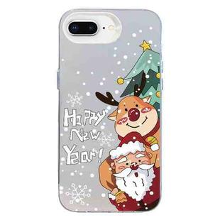 For iPhone 7 Plus / 8 Plus Christmas Series PC Full Coverage Pattern Phone Case(CW056 White)