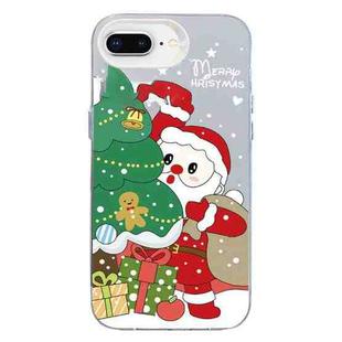 For iPhone 7 Plus / 8 Plus Christmas Series PC Full Coverage Pattern Phone Case(CW058 White)