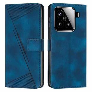 For Xiaomi 15 Dream Triangle Leather Phone Case with Lanyard(Blue)
