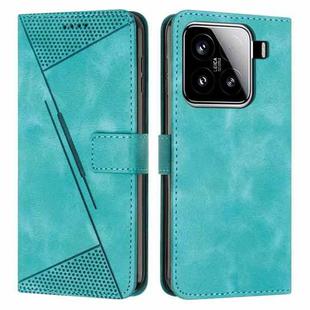 For Xiaomi 15 Dream Triangle Leather Phone Case with Lanyard(Green)