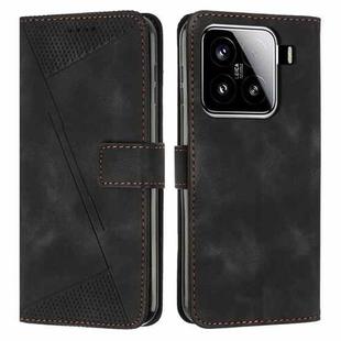 For Xiaomi 15 Dream Triangle Leather Phone Case with Lanyard(Black)