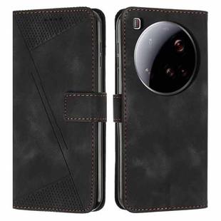 For Xiaomi 15 Ultra Dream Triangle Leather Phone Case with Lanyard(Black)