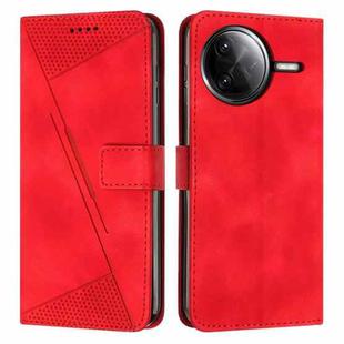For Xiaomi Poco F7 Pro / F7 Ultra Dream Triangle Leather Phone Case with Lanyard(Red)