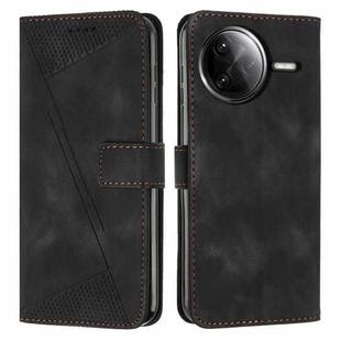 For Xiaomi Poco F7 Pro / F7 Ultra Dream Triangle Leather Phone Case with Lanyard(Black)