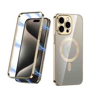 For iPhone 15 Pro Max GKK Phantom MagSafe Phone Case(Gold)