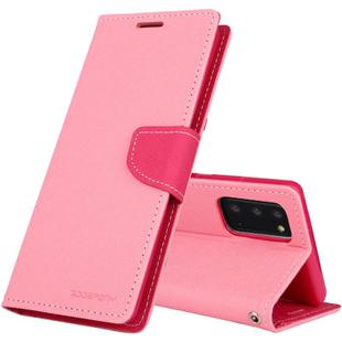 For Samsung Galaxy Note20 GOOSPERY FANCY DIARY Horizontal Flip PU Leather Case with Holder & Card Slots & Wallet(Pink)