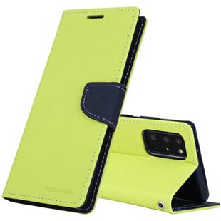 For Samsung Galaxy Note20 Ultra GOOSPERY FANCY DIARY Horizontal Flip PU Leather Case with Holder & Card Slots & Wallet(Green)