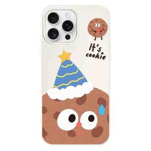 For iPhone 14 Pro Skin Feeling Jelly TPU Hybrid PC Phone Case(Celebration Cookies White)