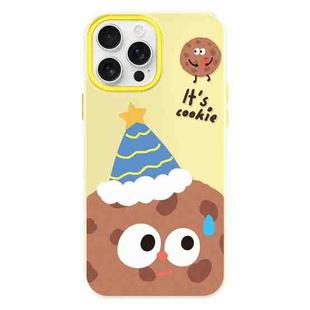 For iPhone 13 Pro Max Skin Feeling Jelly TPU Hybrid PC Phone Case(Celebration Cookies Yellow)