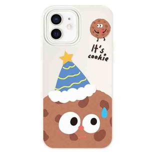 For iPhone 11 Skin Feeling Jelly TPU Hybrid PC Phone Case(Celebration Cookies White)