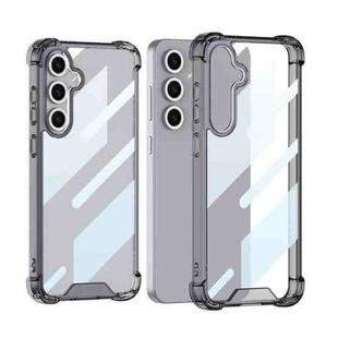 For Samsung Galaxy S24 FE 5G GKK Airbag Shockproof Full Coverage Phone Case(Transparent Black)