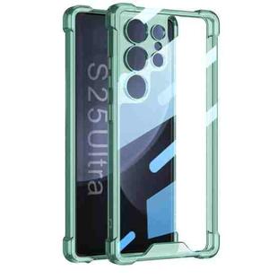 For Samsung Galaxy S25 Ultra 5G GKK Airbag Shockproof Full Coverage Phone Case(Transparent Green)