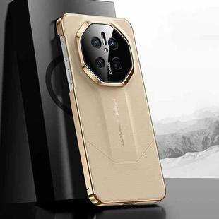 For Huawei Mate 70 Premium Electroplated Imitation Ultimate Design Phone Case(Gold)