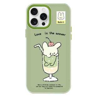 For iPhone 11 Pro Max Skin Feeling Jelly TPU Hybrid PC Phone Case(Cup Dog Green)