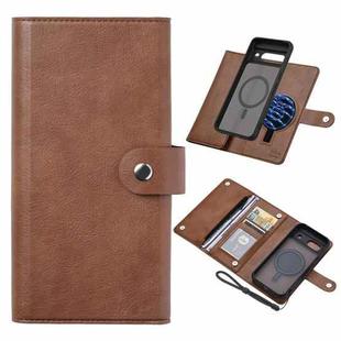 For Google Pixel 8a ViLi GVB Series MagSafe Magnetic RFID Leather Phone Case(Brown)