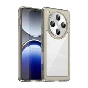 For OPPO Find X8 Pro Colorful Series Acrylic Hybrid TPU Phone Case(Transparent Grey)