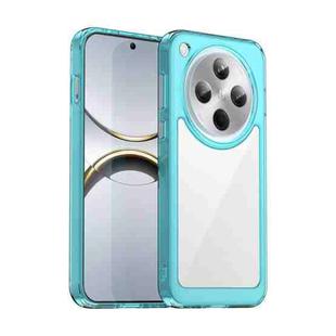 For OPPO Find X8 Colorful Series Acrylic Hybrid TPU Phone Case(Transparent Blue)