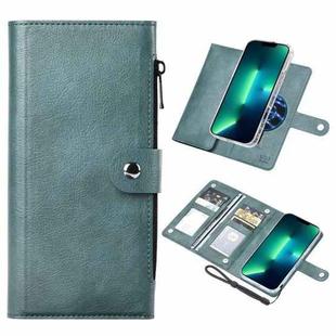 For iPhone 13 Pro Max ViLi GVS-C Series MagSafe Magnetic RFID Leather Flip Phone Case(Green)