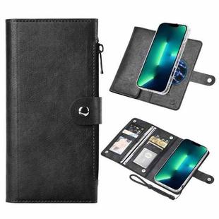 For iPhone 13 Pro ViLi GVS-C Series MagSafe Magnetic RFID Leather Flip Phone Case(Black)