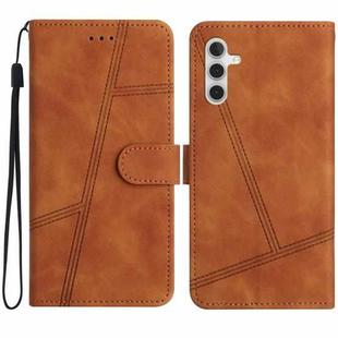 For Samsung Galaxy A36 Skin-feel Stitching Leather Phone Case(Brown)