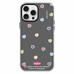 For iPhone 11 Pro Max Skin Feeling Jelly TPU Hybrid PC Phone Case(Color Love Black)
