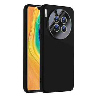 For Huawei Mate 30 Pro Nano Lens Cover Liquid Silicone Phone Case(Black)