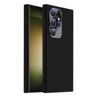 For Samsung Galaxy S23 Ultra 5G Nano Lens Cover Liquid Silicone Phone Case(Black)