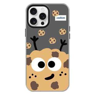 For iPhone 16 Pro Max Skin Feeling Jelly TPU Hybrid PC Phone Case(Cookie Black)