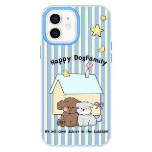 For iPhone 11 Skin Feeling Jelly TPU Hybrid PC Phone Case(Dog Blue)