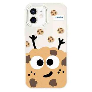 For iPhone 11 Skin Feeling Jelly TPU Hybrid PC Phone Case(Cookie White)