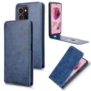 For HMD Skyline 5G Magnetic Vertical Flip Leather Phone Case(Blue)