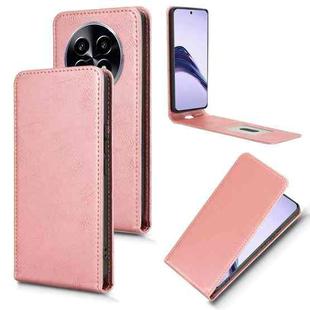 For Realme 13 Pro 5G / 13 Pro+ 5G Magnetic Vertical Flip Leather Phone Case(Rose Gold)