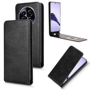 For Realme 14 Pro Lite / 13 Pro Global Magnetic Vertical Flip Leather Phone Case(Black)