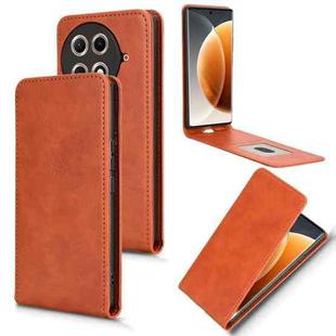 For Tecno Camon 30S 4G / Camon 30S Pro 4G Magnetic Vertical Flip Leather Phone Case(Brown)