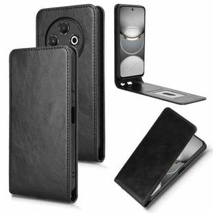 For Tecno Spark 30C Magnetic Vertical Flip Leather Phone Case(Black)