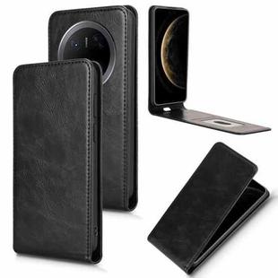 For Huawei Mate 70 Pro / 70 Pro+ Magnetic Vertical Flip Leather Phone Case(Black)