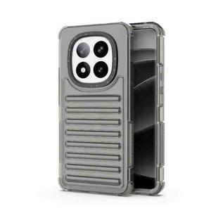 For Redmi Note 14 Pro+ 5G High Transparency TPU Hybrid PC Airbag Phone Case(Transparent Black)
