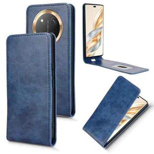 For Honor X60 Pro 5G / X9c 5G Magnetic Vertical Flip Leather Phone Case(Blue)