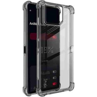 For Asus ROG Phone 9 / ROG Phone 9 Pro imak Shockproof Airbag TPU Phone Case(Transparent Black)