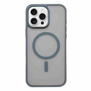 For iPhone 16 Pro Max Frosted Skin Feel MagSafe Phone Case(Titanium Gray)