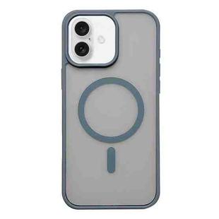 For iPhone 16 Plus Frosted Skin Feel MagSafe Phone Case(Titanium Gray)