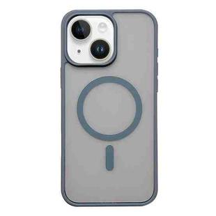 For iPhone 13 Frosted Skin Feel MagSafe Phone Case(Titanium Gray)